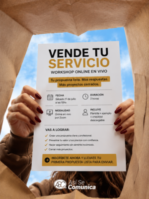 Workshop Propuestas para vender servicios